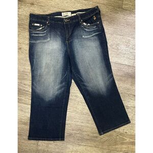 Baby Phat Y2K 90s Capri Dark Wash Plus 20